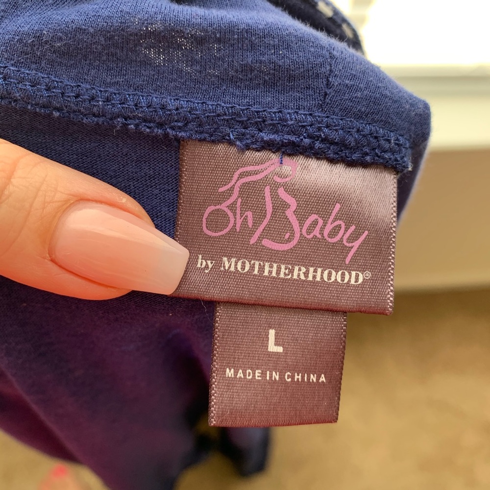 Oh Baby Blue Maternity Robe - Picture 5 of 5